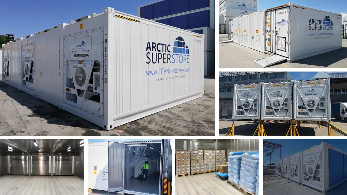 20ft Arctic SuperStore – Modular Cold Rooms for Hire