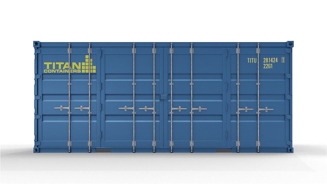 20ft Side Door Container For Rent - with Lock Box