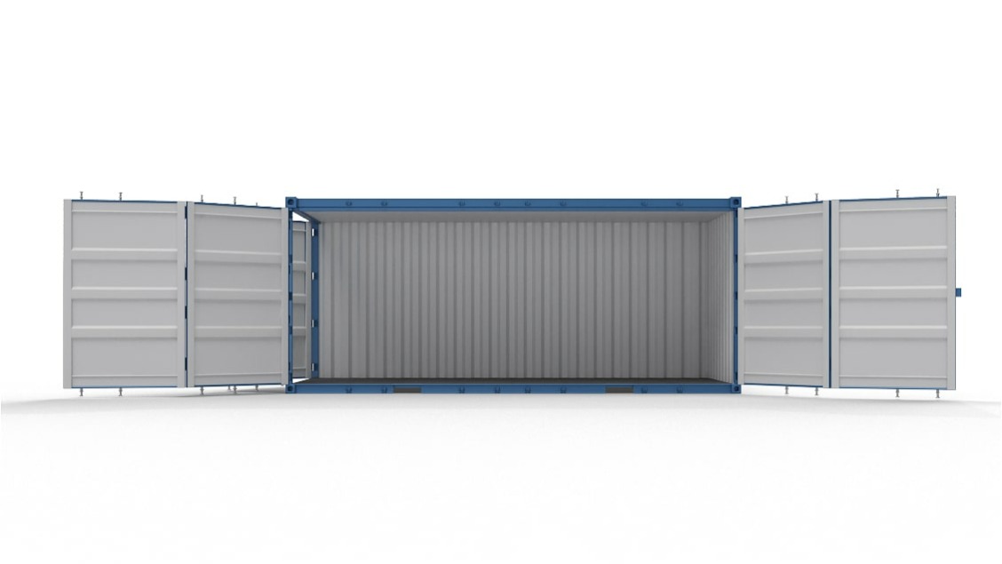 20ft Side Door Container Rentals - with Lock Box