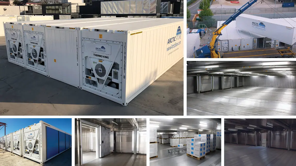 40ft Arctic SuperStore – Modular Cold Rooms for Hire