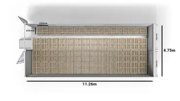 51 Euro Pallets (2-bay 40ft Arctic SuperStore)