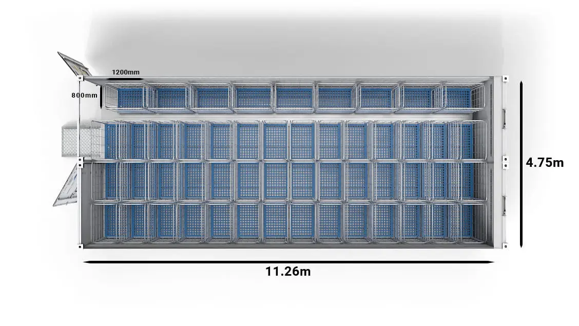 51 Trolleys (2-bay 40ft Arctic SuperStore)