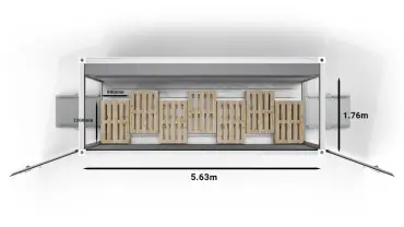 ArcticBlast 10ft Euro Pallets