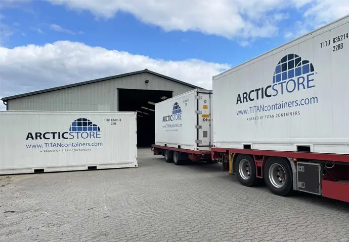 ArcticStore Cold Storage 20ft Refrigerated Containers for Hire