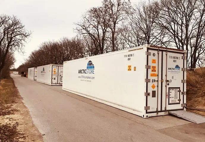 ArcticStore Cold Storage 40ft Refrigerated Containers for Hire