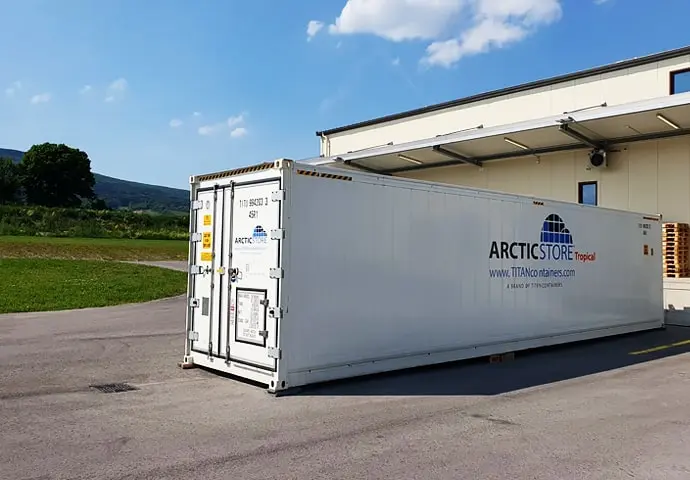 ArcticStore Tropical Cold Storage 40ft Refrigerated Containers for Hire