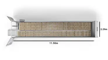 ArcticStore 40ft Euro Pallets