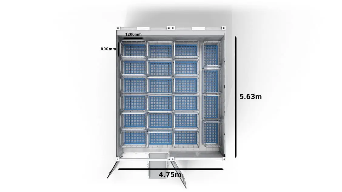 22 Trolleys (2-bay 20ft Arctic SuperStore)