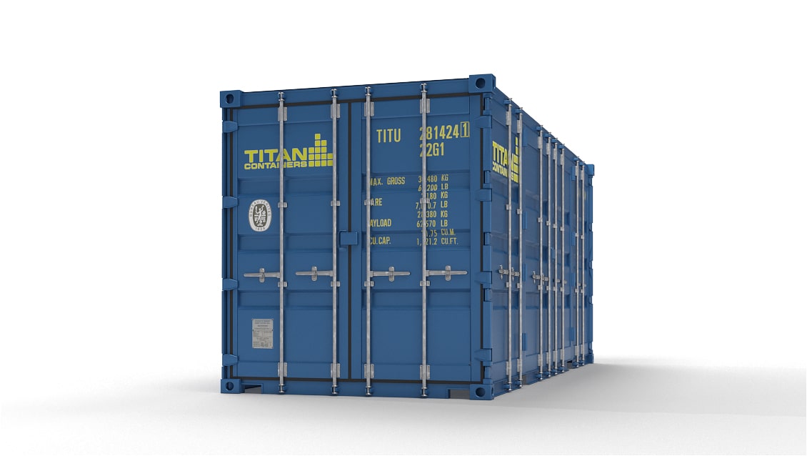 Rent a 20ft Side Door Container with Lock Box