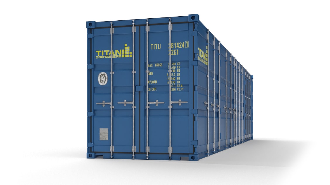 40ft High Cube Side Door Containers for Sale