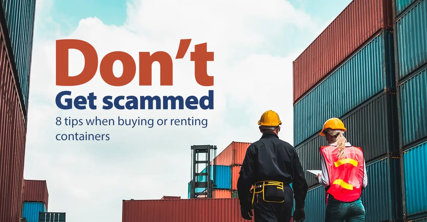 8 Tips to Avoid Container Scams