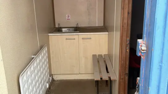 Ex hire fleet 24ft drying room canteen