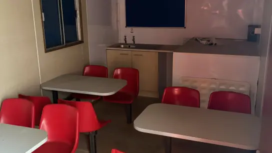 Ex hire fleet 24ft drying room canteen