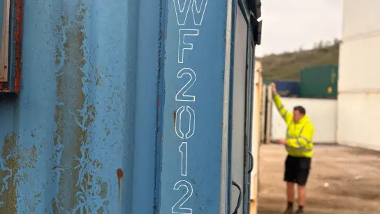 Ex hire fleet 24ft drying room canteen