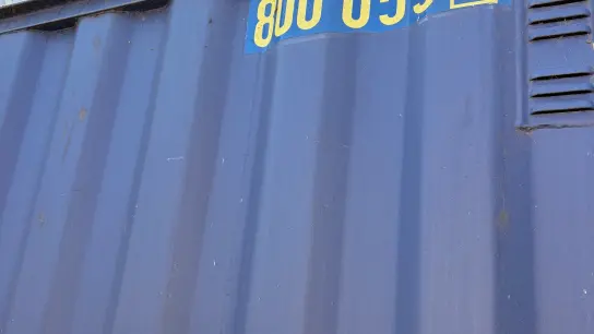 ex hire fleet 20ft Canteen used condition. Lifting eyes rather than corner castings