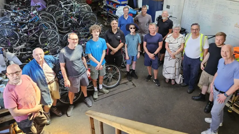 TITAN Containers donates a 40ft unit to Prodigal Bikes