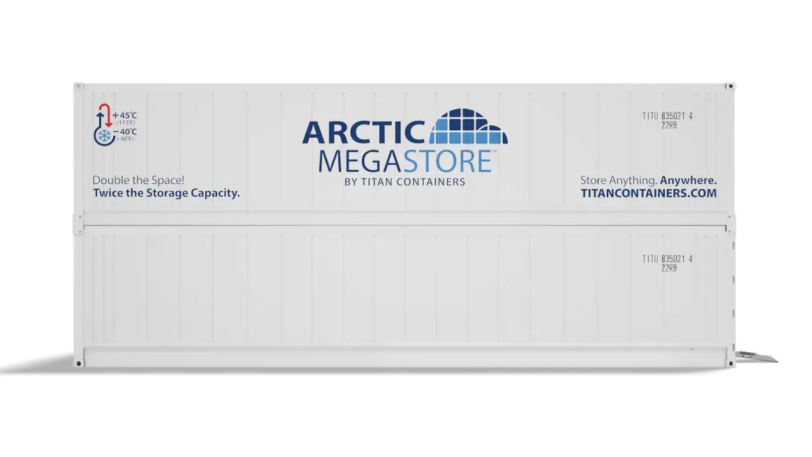 Arctic MegaStore high-capacity modular cold storage solution by Titan Containers